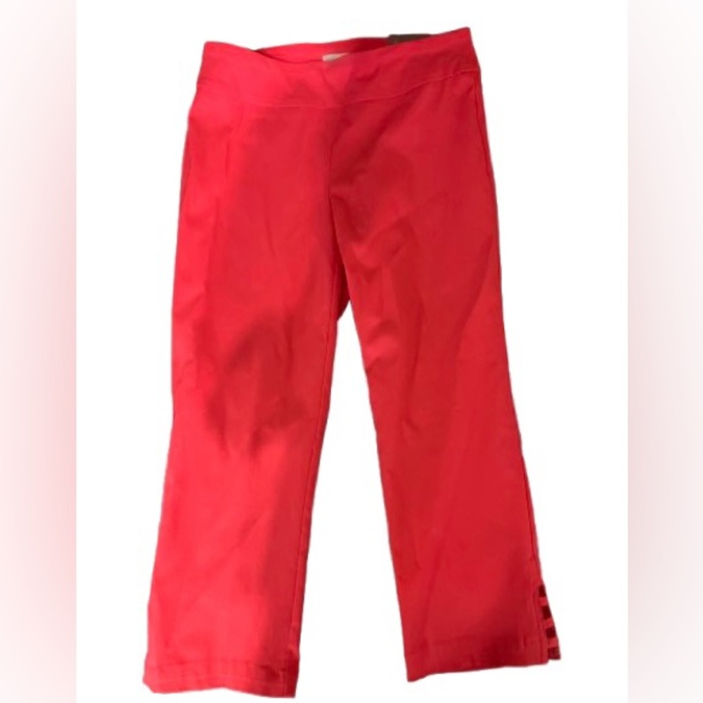 Van Heusen Super Stretch Pull On Capri - Coral